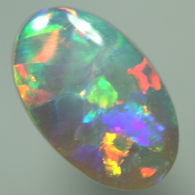 SOLID CRYSTAL OPAL Very bright clean fire.  With VIDEO